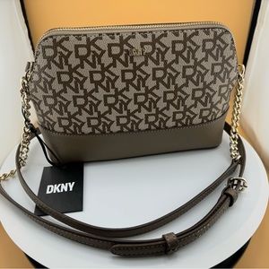 DKNY Monogram Jacquard Crossbody bag. New with tags.